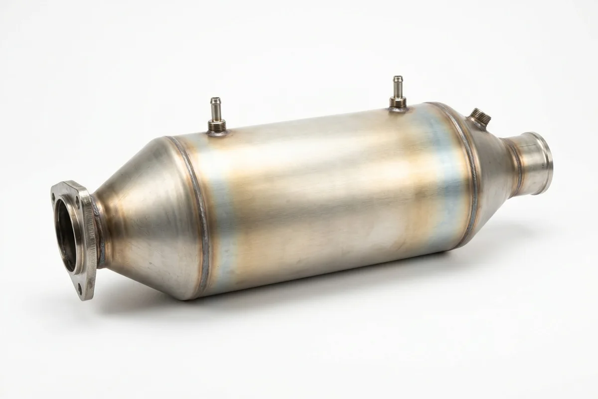 VW diesel particulate filter unit