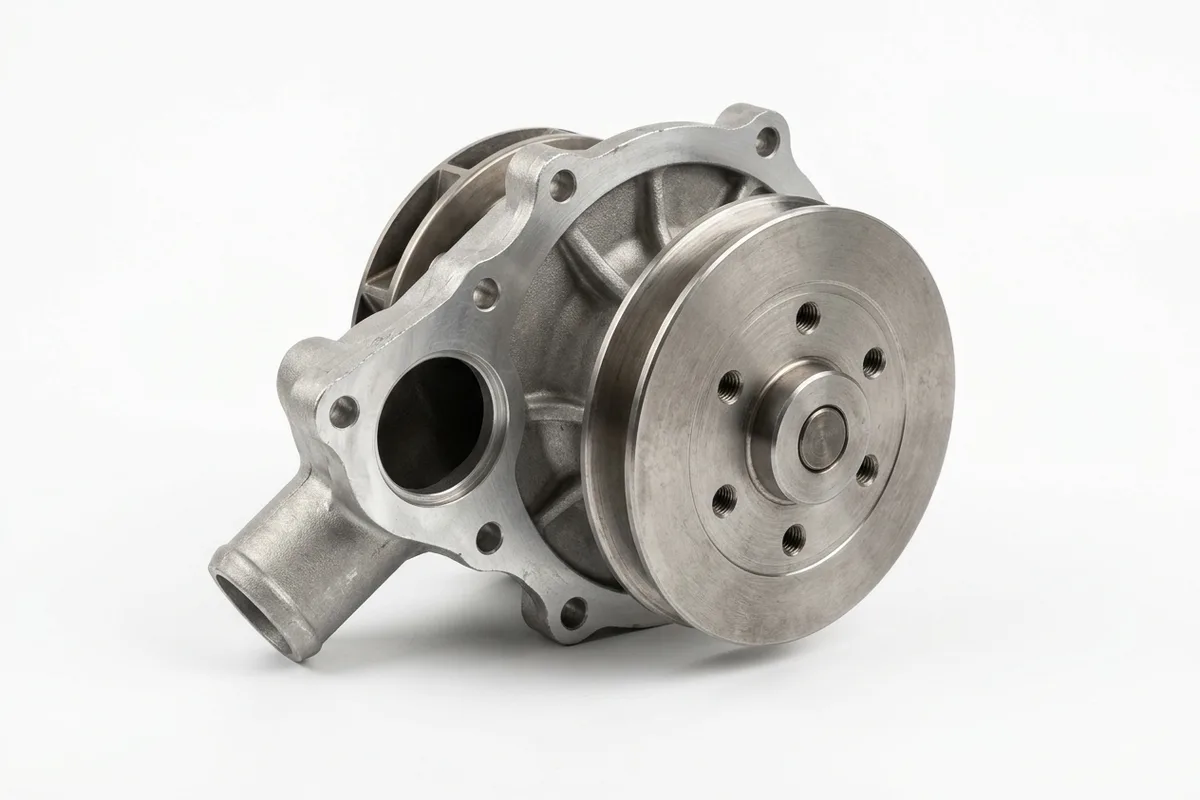 VW water pump and thermostat housing assembly